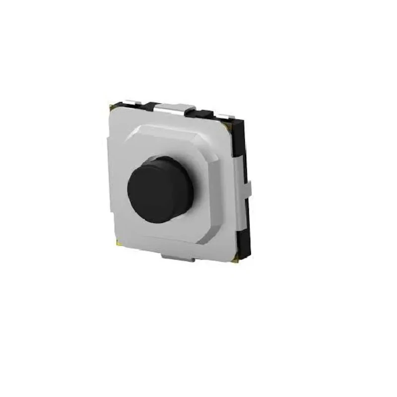 TE Connectivity Black Round Tactile Switch SPST 50mA 12 V dc Surface MSLPT5252CL1BTR