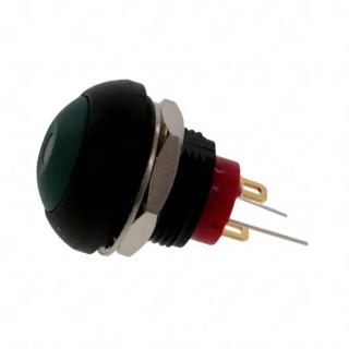 TE Connectivity PB6 Series Illuminated Push Button Switch, On-Off, Panel Mount, 1 NO Contact, Green LED, IP68 PB6B2FM6M1CAL06