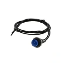 TE Connectivity PB6 Series Push Button Switch, On-Off, Panel Mount, 1 NO Contact, Blue Actuator, IP68 PB6B2HS7M1CAL00Y500