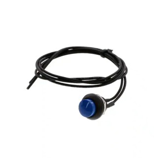 TE Connectivity PB6 Series Push Button Switch, On-Off, Panel Mount, 1 NO Contact, Blue Actuator, IP68 PB6B2HS7M1CAL00Y500