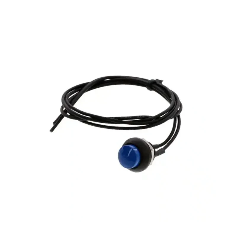 TE Connectivity PB6 Series Push Button Switch, On-Off, Panel Mount, 1 NO Contact, Blue Actuator, IP68 PB6B2HS7M1CAL00Y500