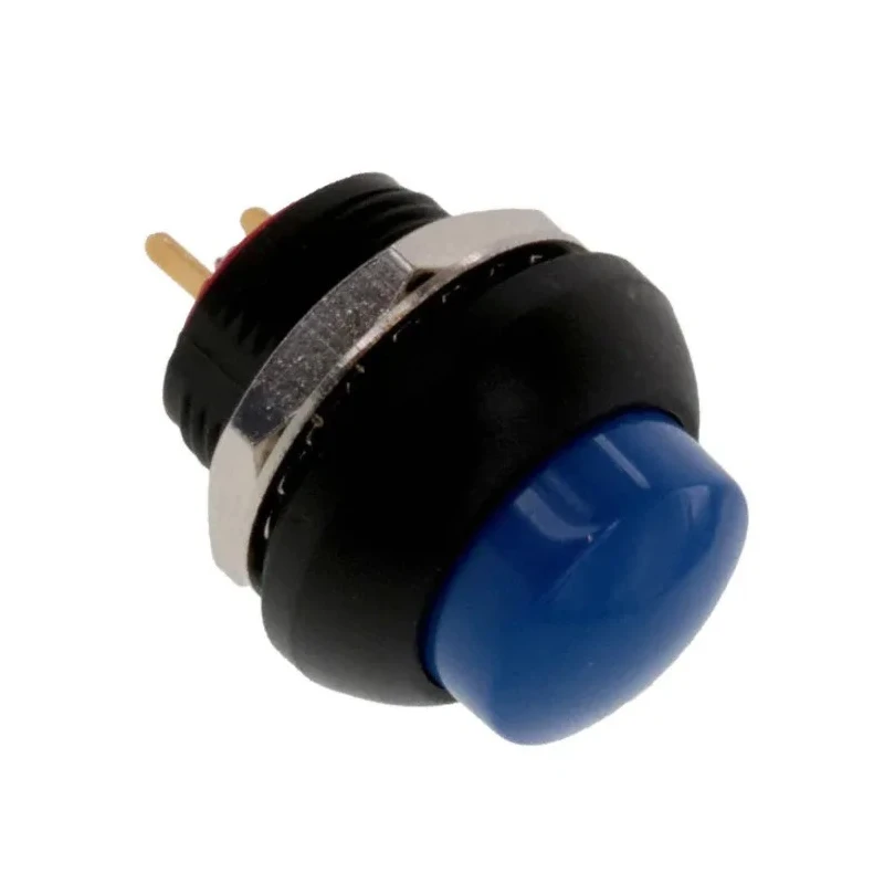 TE Connectivity Push Button Switch, On-Off, Panel Mount, 1 NO Contact, IP68, Blue Actuator PB6B2HS7M4CAL00