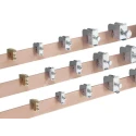 Rittal SV 3457 Series Sheet Steel Clamp for Busbar Systems 10.5mm 3457500
