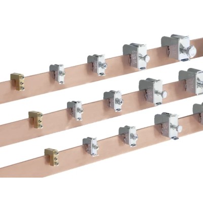 Rittal SV 3457 Series Sheet Steel Clamp for Busbar Systems 10.5mm 3457500