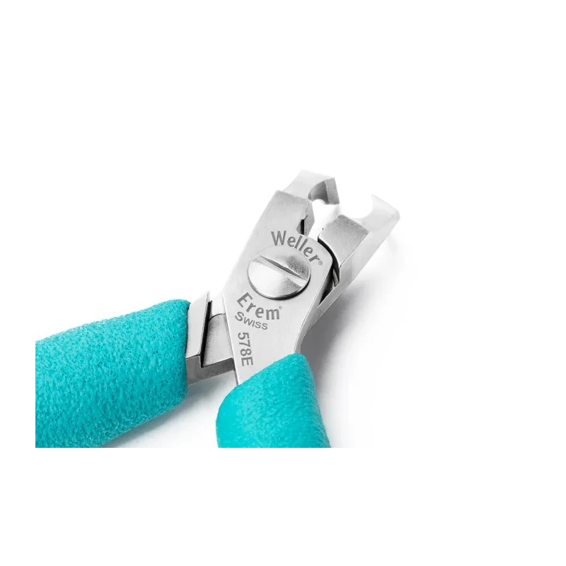 Erem Tip Cutter 578E ESD Flush Safe Tip Cutter, Jaw Width 11mm, Overall Length 110mm, 60° Head Angle 578E