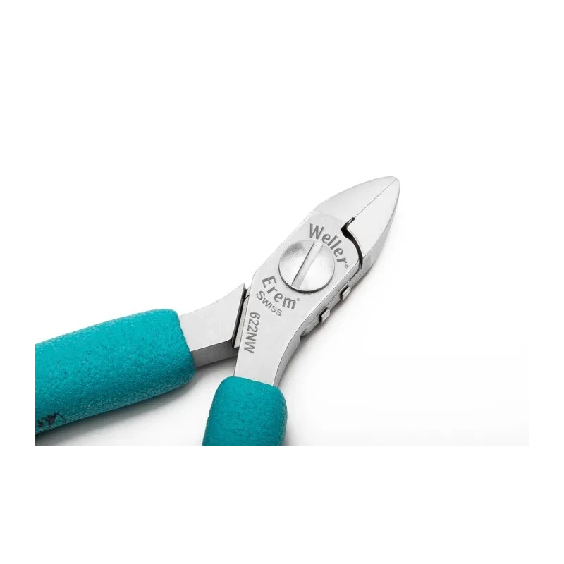 Erem ESD Safe Flush Side Cutter, Cable Cutter, 110mm Overall Length, 1.2mm Max Cutting Capacity 622NW