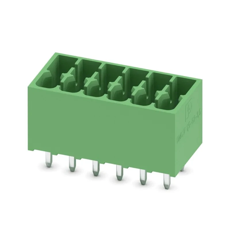 Phoenix Contact DMCV Series Pluggable Terminal Block, 12-Contact, 3.5 mm Pitch, 2 Row, Male Connector, 8A, 160V 1053843