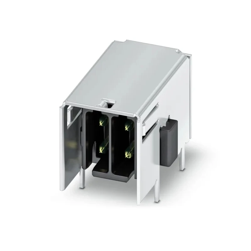 Phoenix Contact DMC Series Pluggable Terminal Block 2-Contact 2.54 mm Pitch 2 Row 160V 6A Liquid Crystal Polymer 1150791