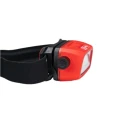 RS PRO LED Sensor Head Torch Black Red 400 lm Adjustable Beam IP67 Rechargeable Lithium-Polymer Battery 239-7017