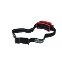 RS PRO LED Sensor Head Torch Black Red 400 lm Adjustable Beam IP67 Rechargeable Lithium-Polymer Battery 239-7017