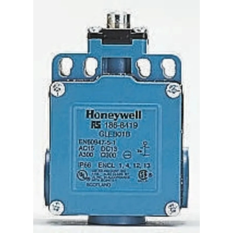 Honeywell Technologies GLE Series Plunger Limit Switch Die Cast Zinc Epoxy Coated Housing IP67 50V 