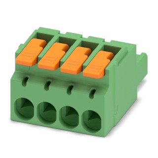 Phoenix Contact Pluggable Terminal Block 4-Contact, 5.08 mm Pitch, 1 Row, 16A Current, 320V Voltage 1110583