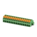 Phoenix Contact Pluggable Terminal Block 15-Contact 5.08 mm Pitch 1 Row 16A 320V Polyamide Housing 1110643