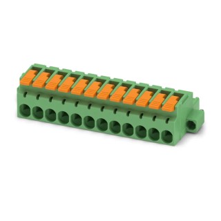 Phoenix Contact Pluggable Terminal Block, 12-Contact, 5.08 mm Pitch, 16A, 320V, Polyamide Housing, Female Connector 1110640