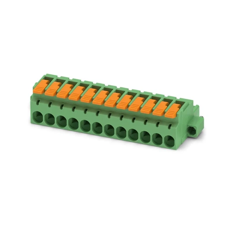 Phoenix Contact Pluggable Terminal Block, 12-Contact, 5.08 mm Pitch, 16A, 320V, Polyamide Housing, Female Connector 1110640