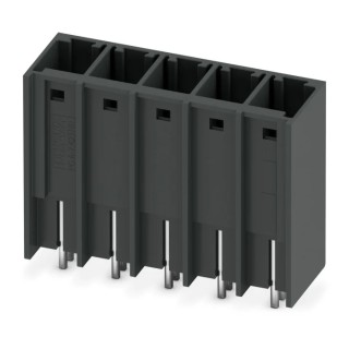Phoenix Contact PCV 6/-G-THR Series Pluggable Terminal Block, 5-Contact, 7.62 mm Pitch, 1 Row, 630V, 41A, Liquid 1192629