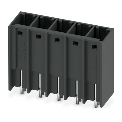 Phoenix Contact PCV 6/-G-THR Series Pluggable Terminal Block, 5-Contact, 7.62 mm Pitch, 1 Row, 630V, 41A, Liquid 1192629