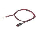 Dialight Red LED Panel Mount Indicator 559 Series 6.4 mm Mount Hole Size 5V dc 8mcd 559-0102-007F