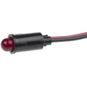 Dialight Red LED Panel Mount Indicator 559 Series 6.4 mm Mount Hole Size 5V dc 8mcd 559-0102-007F