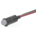 Dialight LED Red Green Panel Mount Indicator 559 Series 6.4 mm Lead Wire Termination 2.2V dc 559-3501-007F