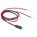 Dialight Green Panel Mount Indicator 5V dc 10mA Lead Wire Termination Prominent Bezel 559-0202-007F