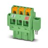 Phoenix Contact Pluggable Terminal Block 3-Contact 5.08 mm Pitch 1 Row 320V 12A Polyamide Housing 1161188