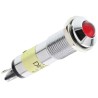 Dialight Red LED Panel Mount Indicator 609 Series 9 mm Solder Tab Termination 24V dc 609-1112-140F