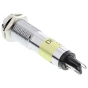 Dialight Red LED Panel Mount Indicator 609 Series 9 mm Solder Tab Termination 24V dc 609-1112-140F
