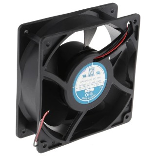 RS PRO High-Performance Brushless Ball Bearing Axial Fan 12V DC 4W 161.4 m³/h 2540 RPM 120 mm 38.5 mm 541-5132