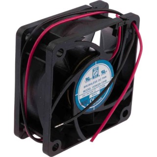 RS PRO Axial Fan, 12V dc, 2.8 W, 230 mA, 40.8 m³/h Air Flow, Ball Bearing, 60 mm Square Frame 541-4987