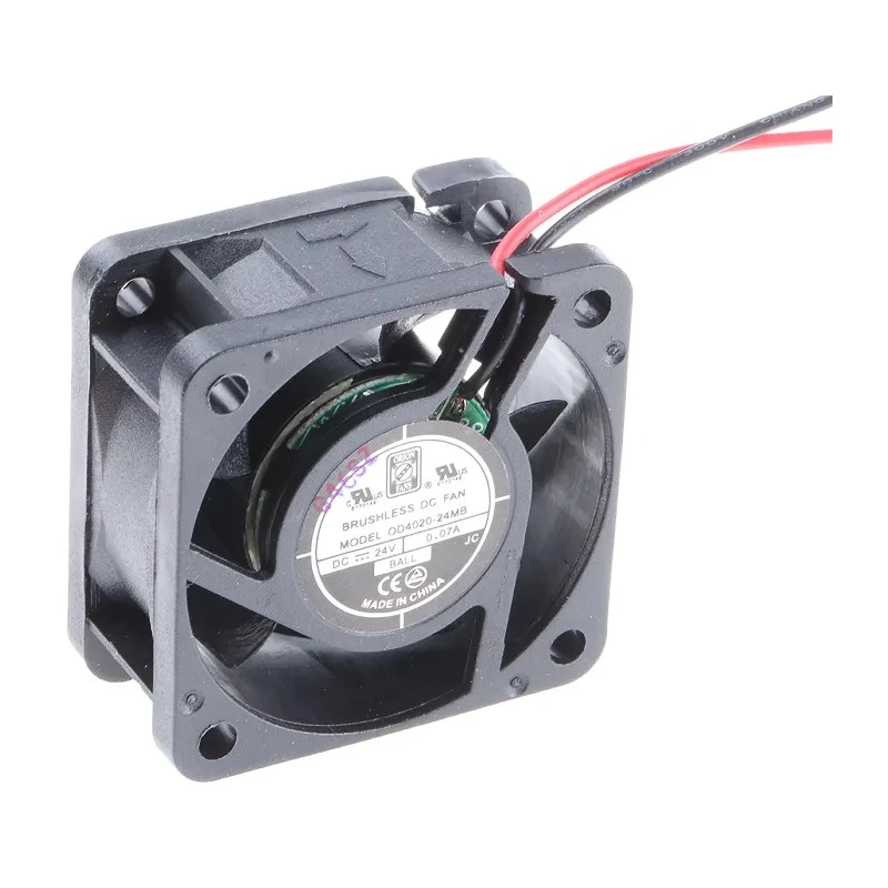 RS PRO Brushless DC Axial Fan 24V DC, 13.6 m³/h Air Flow, 1.7 W Power, 6900 RPM Speed, 40 mm Frame Size 541-5154