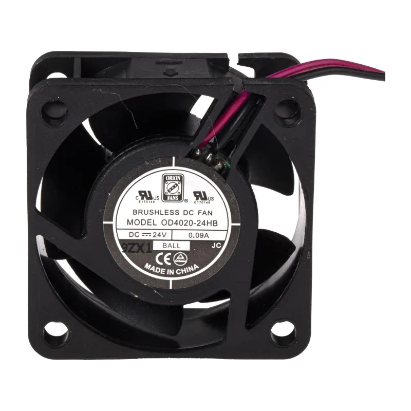 RS PRO Axial Fan, 24V DC, 15.3 m³/h Air Flow, 2.2 W Power, 90 mA Current, 40 mm Size 541-5160