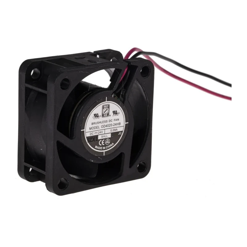 RS PRO Axial Fan, 24V DC, 15.3 m³/h Air Flow, 2.2 W Power, 90 mA Current, 40 mm Size 541-5160