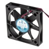 RS PRO Axial Fan 12V DC 1.8W 39.1 m³/h 80 mm Square Frame Ball Bearing 2500 RPM 541-5003