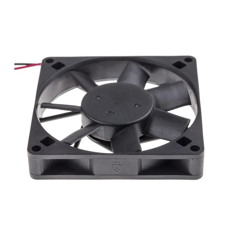 RS PRO Axial Fan 12V DC 1.8W 39.1 m³/h 80 mm Square Frame Ball Bearing 2500 RPM 541-5003