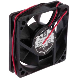 RS PRO Axial Fan 24V DC, 23.8 m³/h Air Flow, 1.7 W Power, 40 mA Max Current, 60 mm Square Frame, Ball Bearing, Model 541-5198
