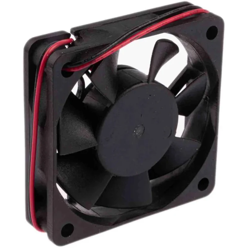 RS PRO Axial Fan 12V DC 1.6W 27.2m³/h Airflow Ball Bearing Square Frame 60mm x 60mm x 15mm 541-4959