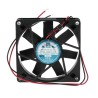 RS PRO Axial Fan 12V DC 1.1W Power 34 m³/h Air Flow 80 mm Square Frame 541-4993