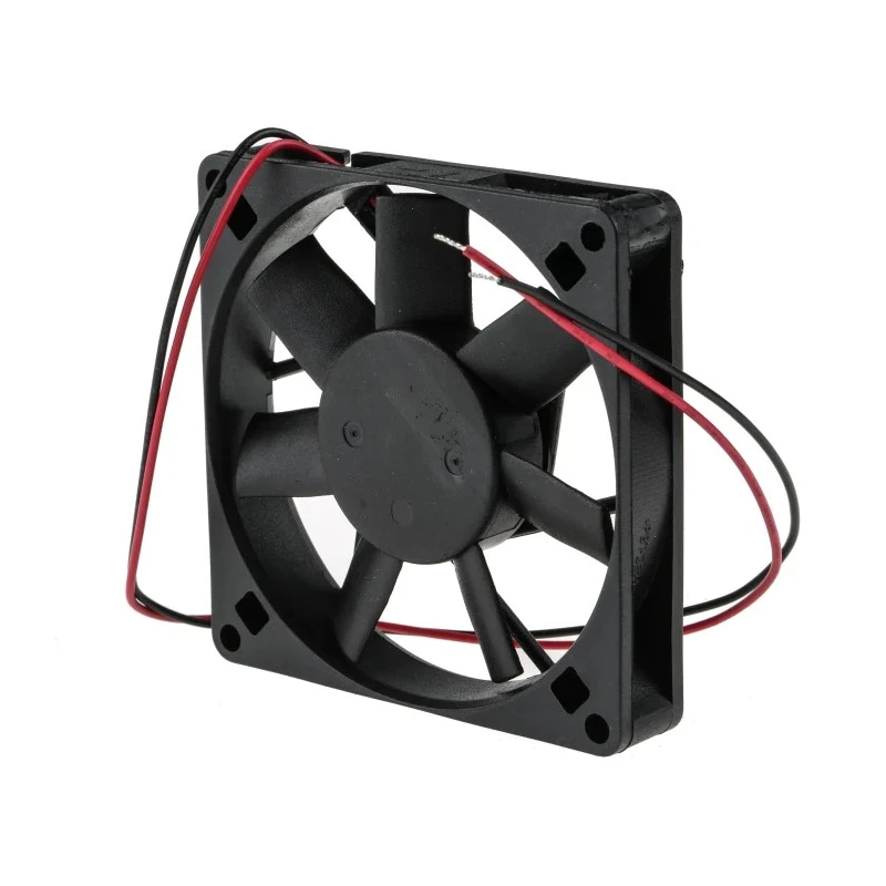 RS PRO Axial Fan 12V DC 1.1W Power 34 m³/h Air Flow 80 mm Square Frame 541-4993