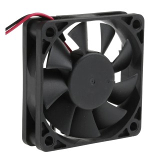RS PRO Axial Fan 24V DC 27.2 m³/h Air Flow 1.4W Power 60 mm Square Frame Ball Bearing 4500 RPM 541-5205