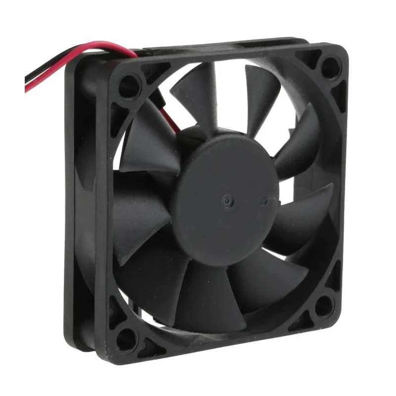 RS PRO Axial Fan 24V DC 27.2 m³/h Air Flow 1.4W Power 60 mm Square Frame Ball Bearing 4500 RPM 541-5205