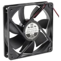 RS PRO Axial Fan 24V DC 4W 170mA 141 m³/h 120mm Square Frame Ball Bearing 25mm Depth 541-5356