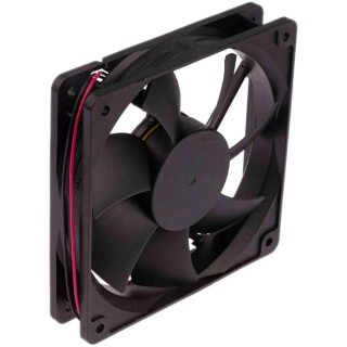 RS PRO Brushless DC Axial Fan 24V DC 5W 151.2 m³/h Airflow 2200 RPM Ball Bearing 120mm Square Frame 541-5362