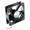 RS PRO Axial Fan 12V DC 3.4W 500mA Max 181.8 m³/h Airflow 120mm Square Frame 541-5429