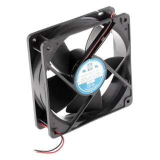 RS PRO Axial Fan 12V DC 3.4W 500mA Max 181.8 m³/h Airflow 120mm Square Frame 541-5429