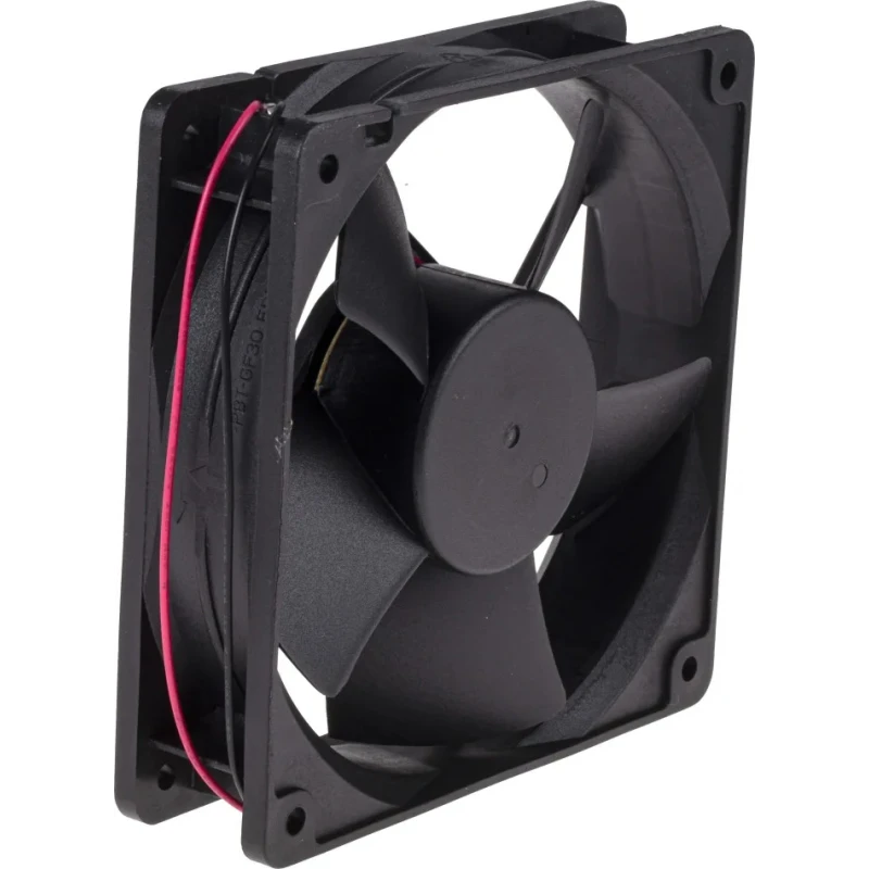 RS PRO Brushless DC Axial Fan, 24V DC, 6 W, 280 mA, 3750 RPM, Air Flow 203.9 m³/h, 120 mm Frame, Ball Bearing 541-5435