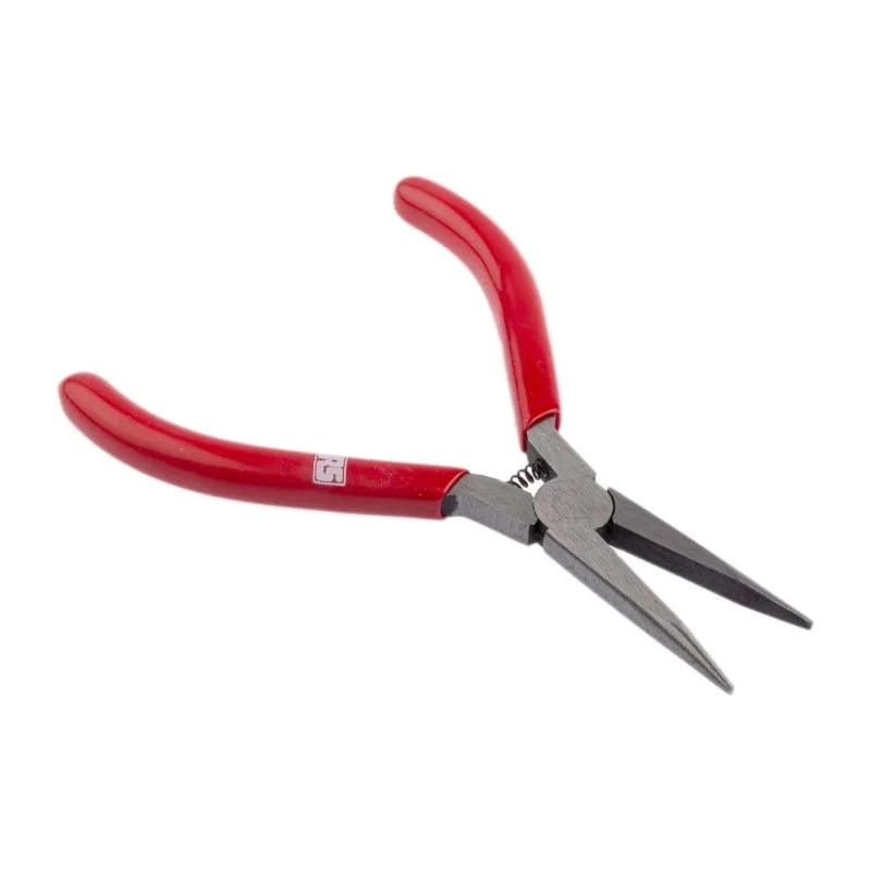 RS PRO Long Nose Plier Ergonomic Handle Chrome Vanadium Steel Smooth Jaw 120mm 541-7071