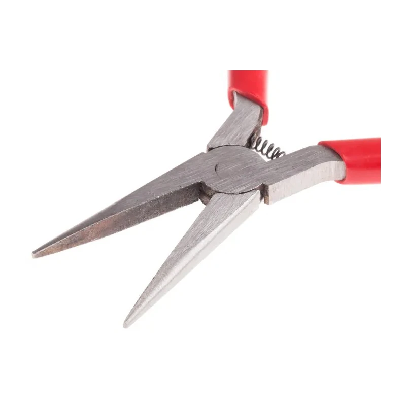 RS PRO Long Nose Plier Ergonomic Handle Chrome Vanadium Steel Smooth Jaw 120mm 541-7071