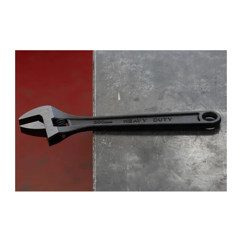 RS PRO 34 mm Jaw Capacity Adjustable Wrench, 304.8mm Overall Length, Chrome Vanadium Steel, Phosphate Black Finish 541-6602