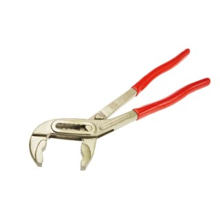RS PRO Heavy Duty Box Joint Water Pump Plier, 250mm Overall Length, 7 Positions, Non-Slip Handle, Jaw Opening 32mm 541-7059